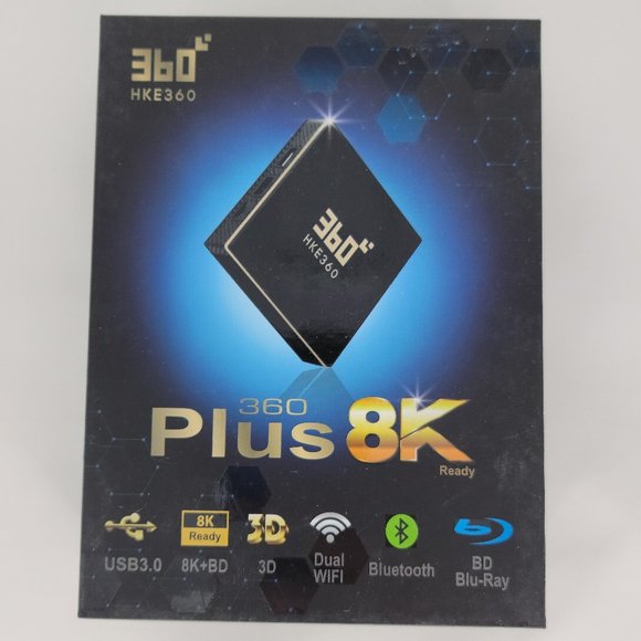 HKE360 PLUS 8K (inc Ai ) 2/32GB TVPAD BOX 電視機頂盒回看功能 HK CN UBOX EVPAD HTV… - Picture 1 of 5